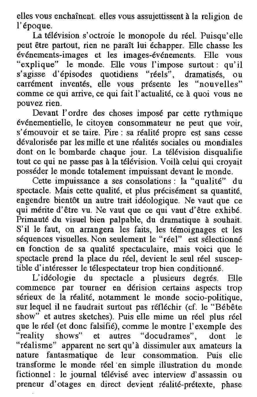 Normalisation télévisuelle