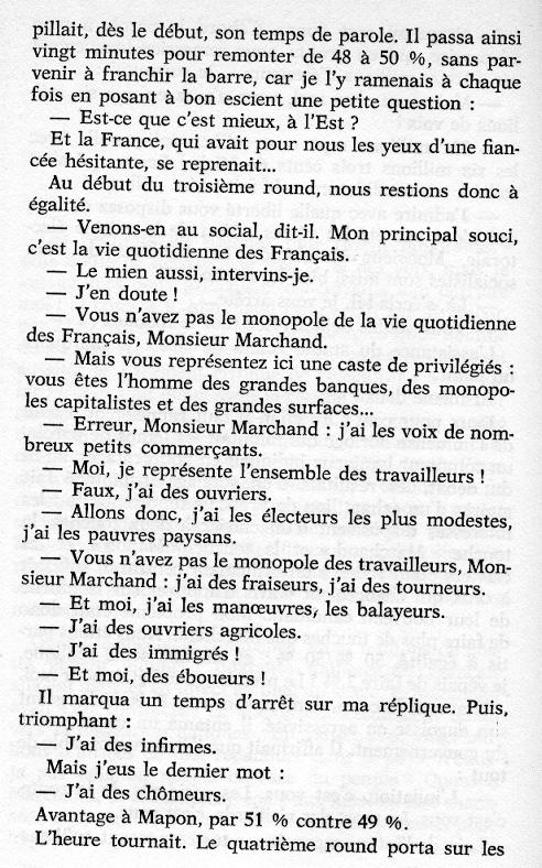 Mémoires d'un futur président - Le débat du second tour