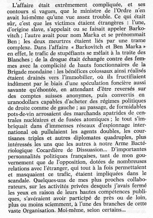 Mémoires d'un futur président - Sale affaire et grand scandale