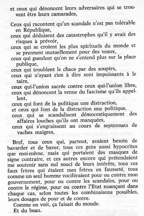 Mémoires d'un futur président - Sale affaire et grand scandale